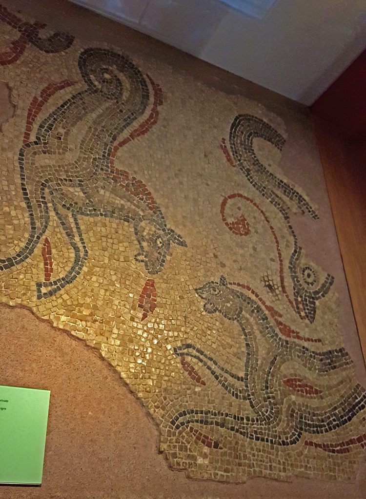 Mosaic Floor with Hippocamps